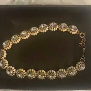 Jcrew resin and crystal necklace
